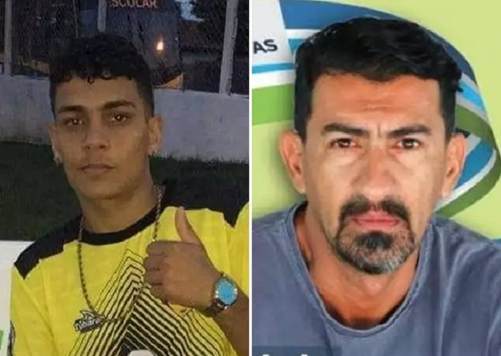 João Vitor, à esquerda, e Jair Ferreira, à direita, vítimas do homicídio - Foto: Reprodução/Redes sociais